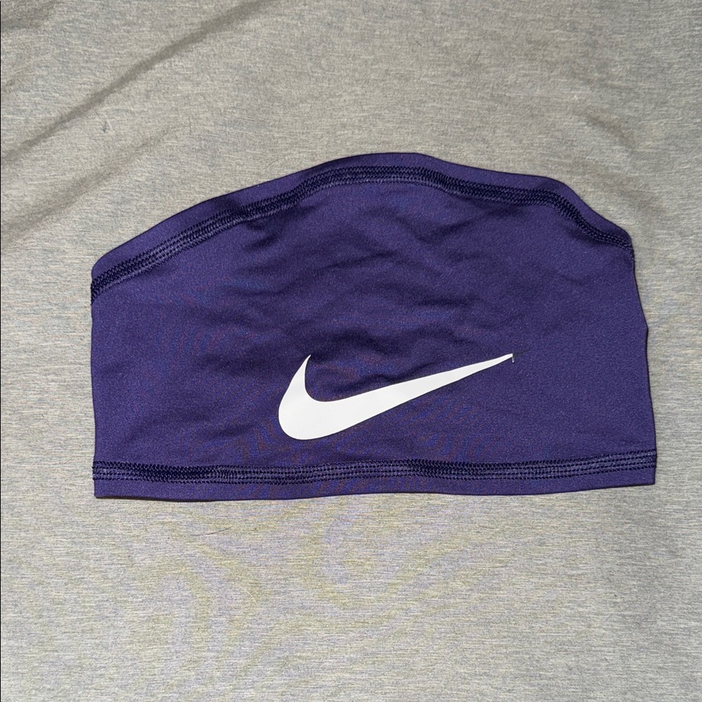 Nike Purple Sports Headband with White Logo